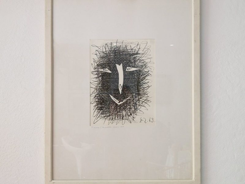 Pablo Picasso DEUX MASQUES, II lithograph February 4, 1963